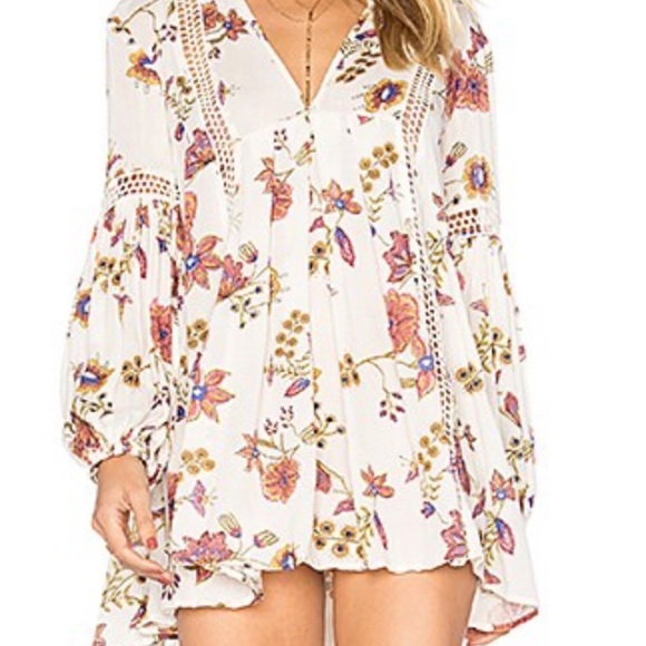 Free People Just The Two Of Us In Ivory Tunic - Picture 1 of 4